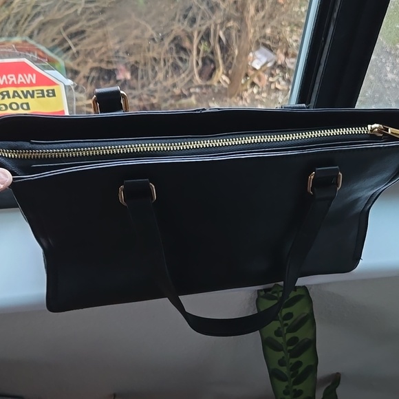 Rachel Zoe Black Tote with Gold Accents - Picture 7 of 17